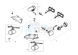 DXR QUAD - 250 cc drawing FLASHER LIGHT