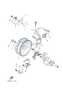 EF3000ISE GASOLINE I 177 (7CHS 7CHS) drawing TCI MAGNETO