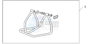 CBR600RRD CBR600RR UK - (E) drawing REAR PADDOCK STAND