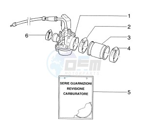 Skipper 125-150cc drawing Carburettor