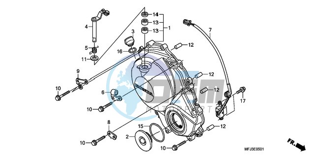 RIGHT CRANKCASE COVER (CBR600RR9,A/RA9,A)