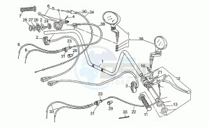 GT 1000 drawing Handlebar, 1st series