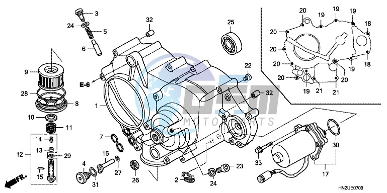 FRONT CRANKCASE COVER