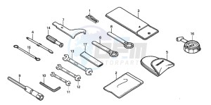 CBF600S drawing TOOLS