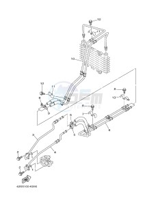 YXR700F YXR7FD RHINO 700 (1RBE 1RBF 1RBG 1RBH) drawing OIL PIPE