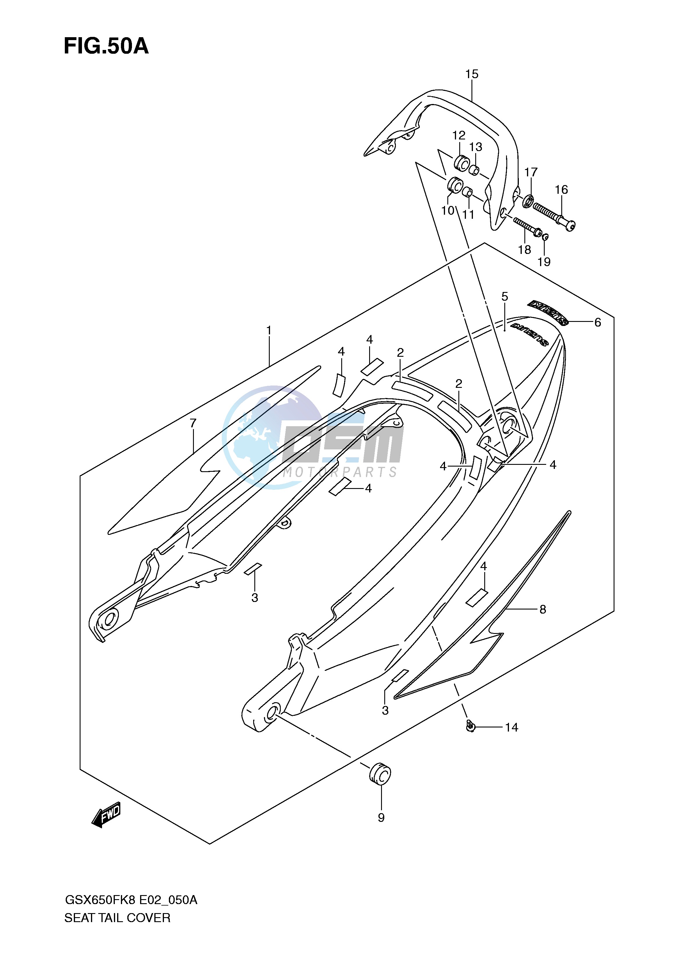 SEAT TAIL COVER (MODEL K9)