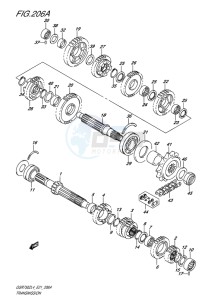 GSR750Z EU drawing TRANSMISSION