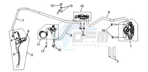 QUADRAIDER 600 drawing REAR BRAKE CALIPER / BRAKE MOUNT