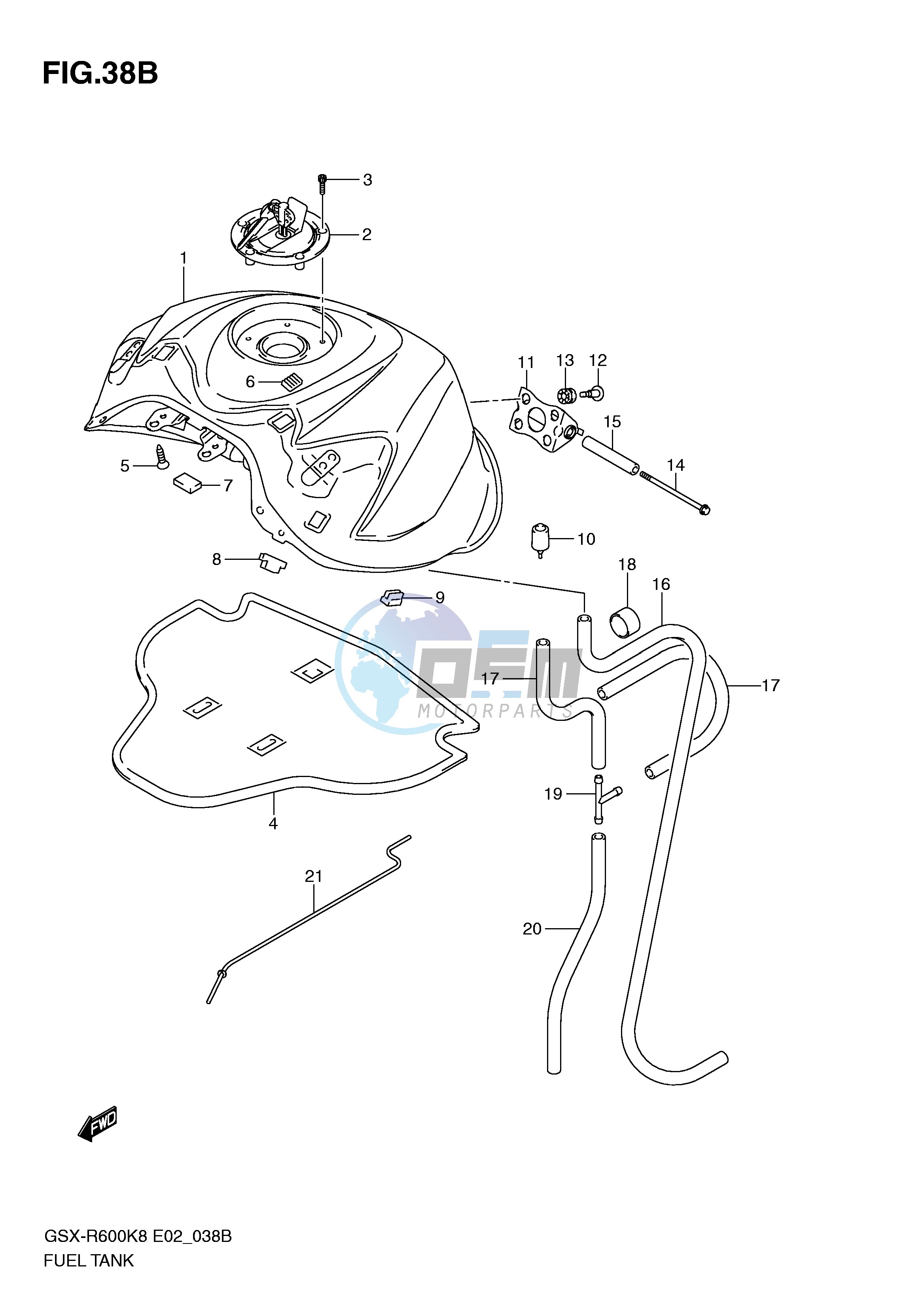 FUEL TANK (MODEL L0)