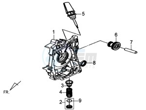 X'PRO 50 (25 KMH) (AE05W5-NL) (L4-M1) drawing CRANKCASE RIGHT / START MOTOR