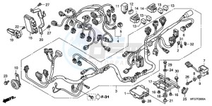 CB600F9 Europe Direct - (ED / 25K) drawing WIRE HARNESS