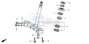 ST1300A drawing STEERING STEM