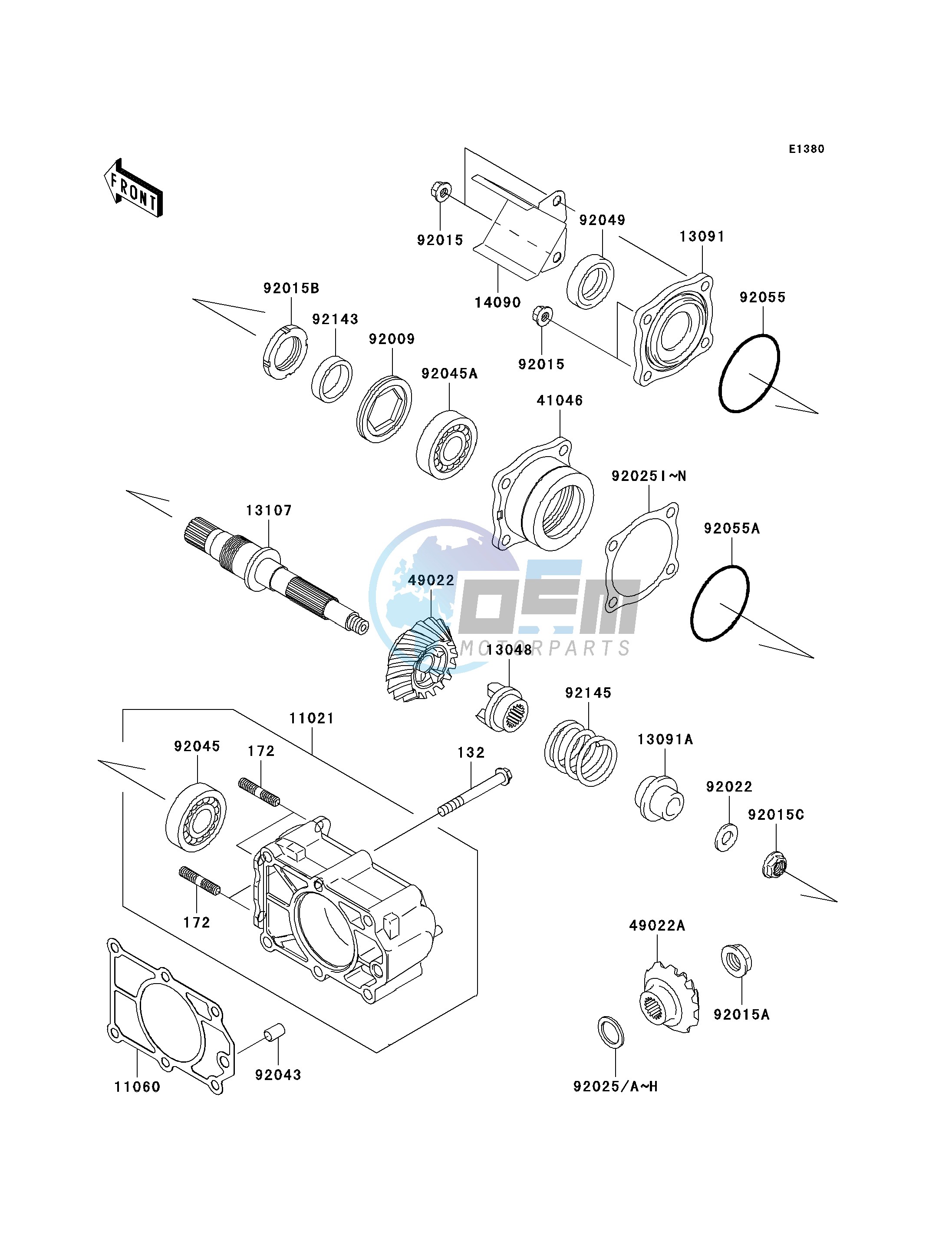 BEVEL GEAR CASE