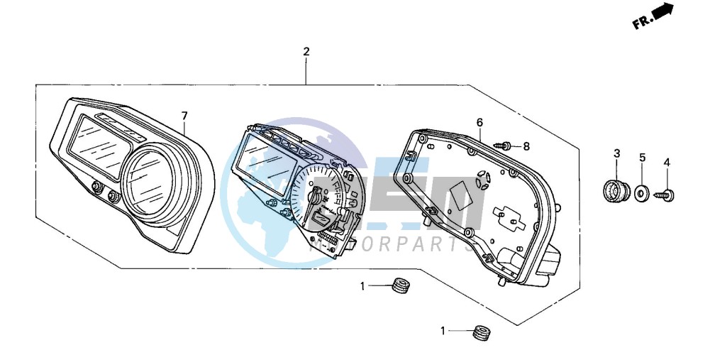 METER (CBR900RR2,3)