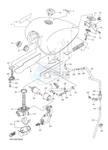 XVS950CU XVS950 XV950 R-SPEC (2DE3) drawing FUEL TANK