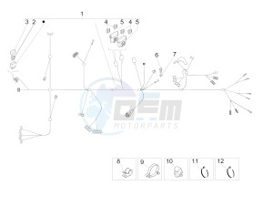 Liberty 125 4T PTT E3 (E) (EMEA) drawing Main cable harness