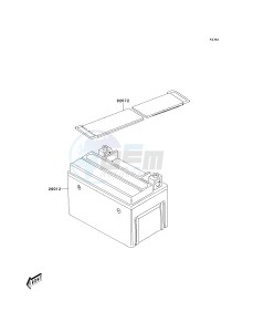 KSF 90 A [KFX90] (A7F-A9S) A7F drawing BATTERY