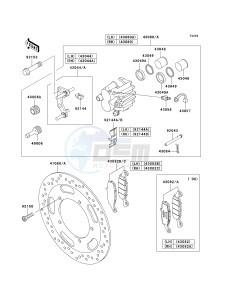 VN 1600 A [VULCAN 1600 CLASSIC] (A6F-A8FA) A6F drawing FRONT BRAKE