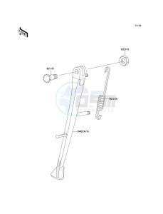 ZR 1200 A [ZRX1200R] (A4-A5) drawing STAND-- S- -