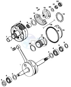 SPRINT 50 drawing Clutch