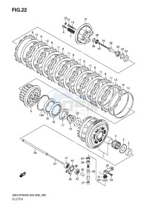 GSX-R750 (E3-E28) drawing CLUTCH