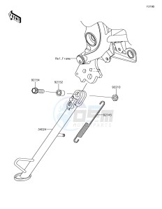 VERSYS 650 ABS KLE650FHFA XX (EU ME A(FRICA) drawing Stand(s)