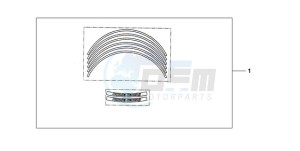 CBR600RA9 Europe Direct - (ED / ABS) drawing KIT WHEEL STICKER