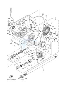 YXZ1000E YXZ10YMXH YXZ1000R EPS (2HCC) drawing DRIVE SHAFT