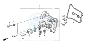 FJS600A SILVER WING drawing CYLINDER HEAD COVER