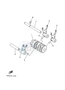 YZ85LW (1SPK) drawing SHIFT CAM & FORK