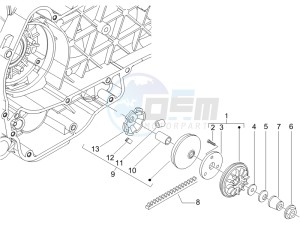 Runner 125 VX 4t SC e3 drawing Driving pulley