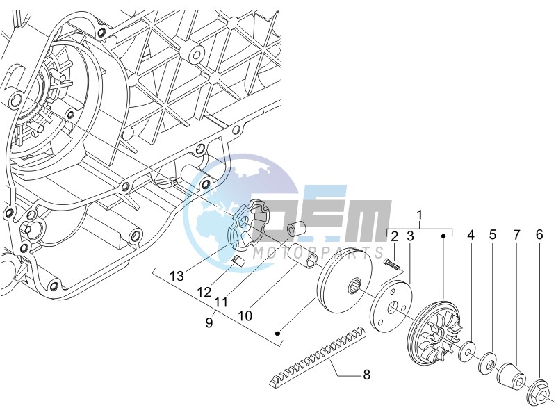 Driving pulley