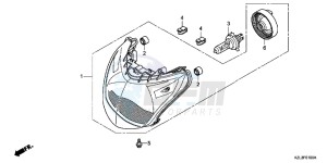 NSC110MPDC drawing HEADLIGHT