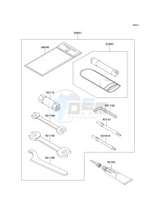 KVF 650 A [PRAIRIE 650 4X4] (A2) [PRAIRIE 650 4X4] drawing OWNERS TOOLS