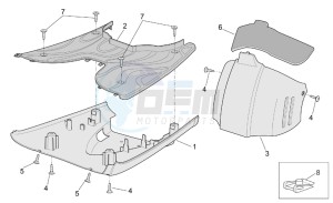 Scarabeo 50 Di-Tech drawing Central body II