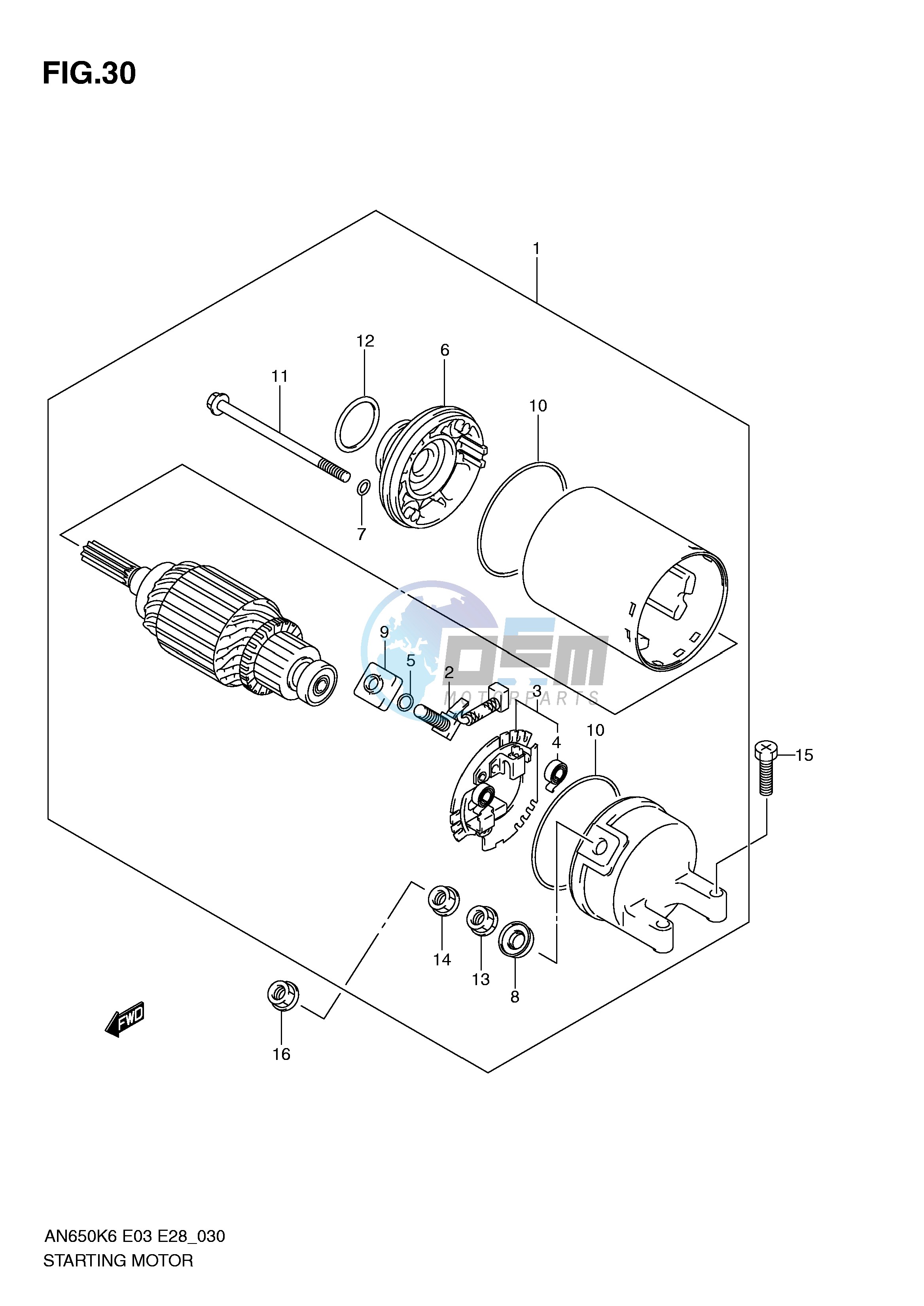 STARTING MOTOR