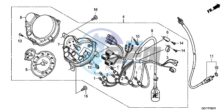 SPEEDOMETER (NSC502WH/T2)