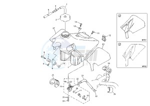 WR 400-426 F 426 drawing FUEL TANK