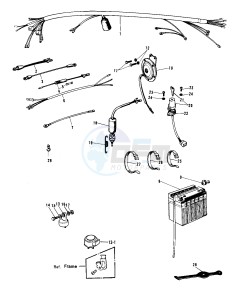 H1 C [MACH III] 500 [MACH III] drawing CHASSIS ELECTRICAL EQUIPMENT -- H1-B- -