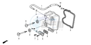 PES125R drawing CYLINDER HEAD COVER