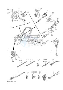 YXR700F YXR7FB RHINO 700 (1RB2 1RB3 1RB4 1RB5) drawing ELECTRICAL 2