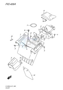 DL1000 ABS V-STROM EU drawing HOLDER