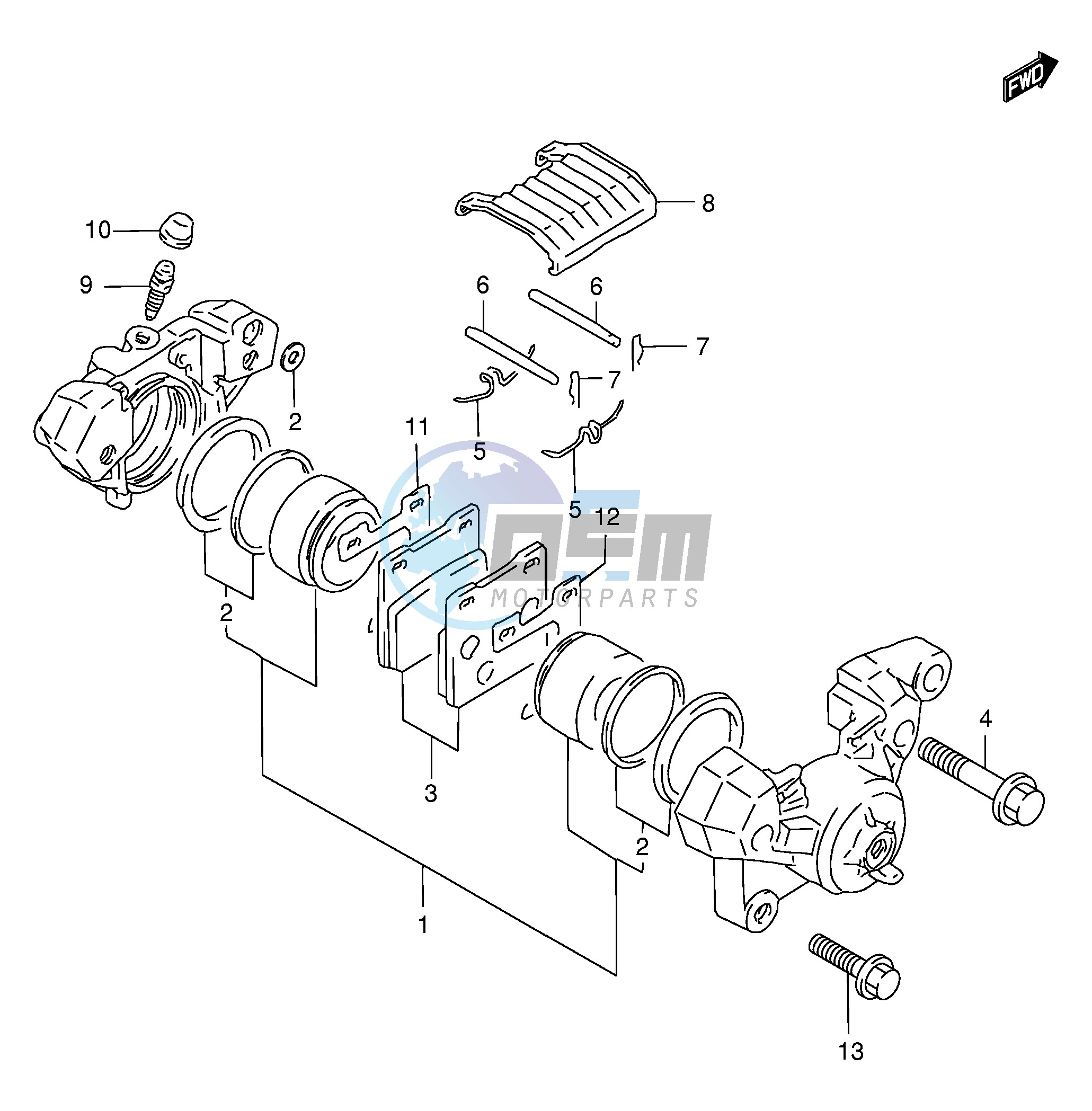 REAR CALIPER