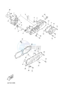 BW'S 50 (2B6K) drawing CRANKCASE