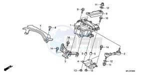 CBR1000RR9 Korea - (KO / MME SPC) drawing STEERING DAMPER