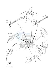 YXM700ES YXM70VPSF VIKING (1XPX) drawing FENDER