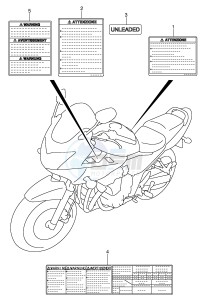 GSF650 (E2) Bandit drawing LABEL