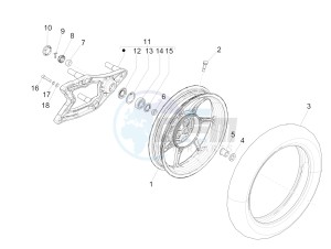 Liberty 150 iGet 4T 3V ie ABS (EMEA) drawing Rear wheel