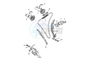 WR F 450 drawing CAMSHAFT -CHAIN