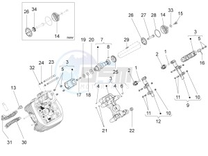 California 1400 Custom ABS 1380 drawing LH cylinder timing system